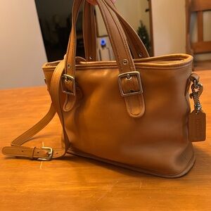 Vintage Coach Leather Satchel Handbag-9063